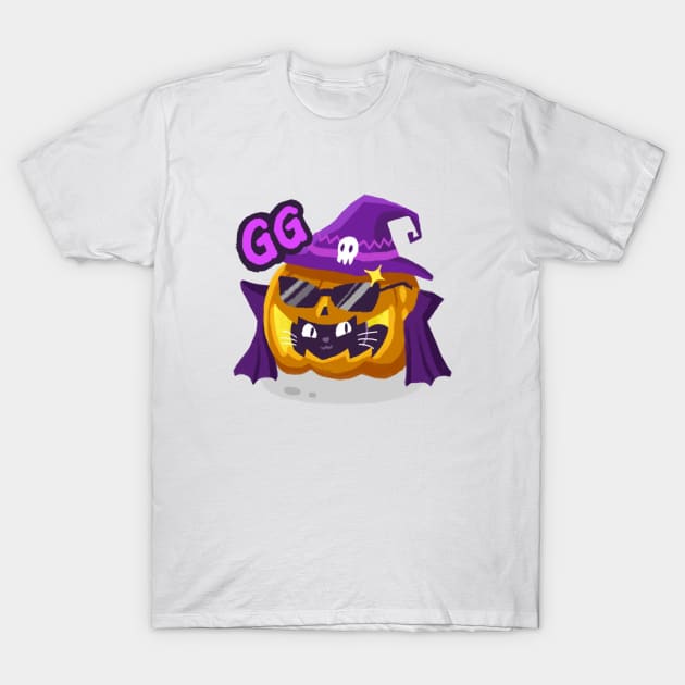 GG halloween pumpkin emote T-Shirt by Zhuna